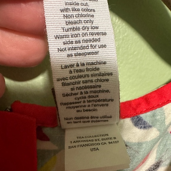 Tea collection Mondrian Butterflies girls size 7 dress with side pockets NWOT - Picture 5 of 7